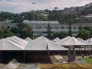 Montagem da estrutura da 3ª SEPEx - Foto Paulo Noronha