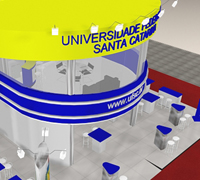 Estande da UFSC terá 104 metros quadrados