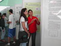 Estudantes explicam seus projetos