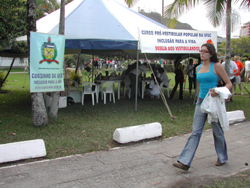 Tenda de apoio do Cursinho da UFSC - foto Anderson Porto