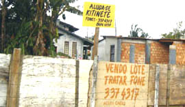 Comunidades carentes  crescem na Ilha