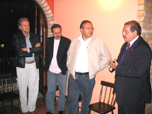 Alcides Buss, Artemio, Lúcio Botelho e Diomário de Queiroz
