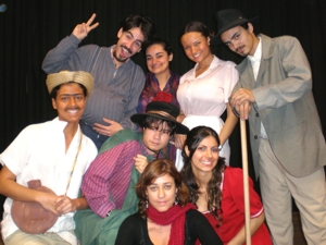 Elenco e diretora