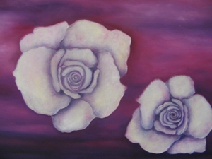 Yara Bianchini - Rosas de amor - óleo sobre tela