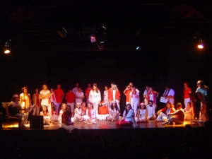 Apresentação do Coral no Teatro da UFSC