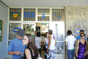 A tranqüilidade marcou o início do Vestibular 2008