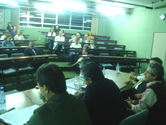 Pré-lançamento do Congresso - sala dos Conselhos UFSC