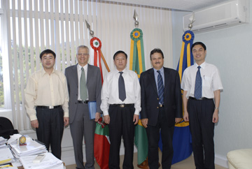 Comitiva da Universidade de Hinan - fotos Jonas Bastos