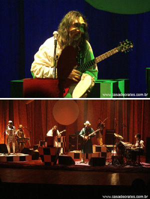 Sete integrantes da banda interpretam os personagens