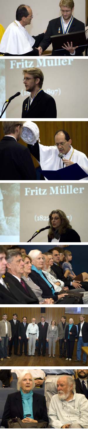 Familiares participam da homenagem