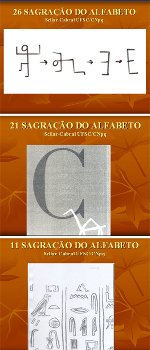 As letras e seu simbolismo histórico inspiram os poemas
