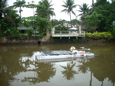 Barco Solar Vento Sul - fotos: acervo da equipe