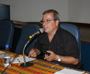 O palestrante José Pedro Cabrera Cabral