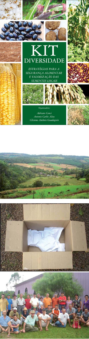 A capa do livro e agricultores parceiros da iniciativa