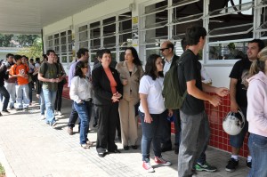 recepção alunos RU