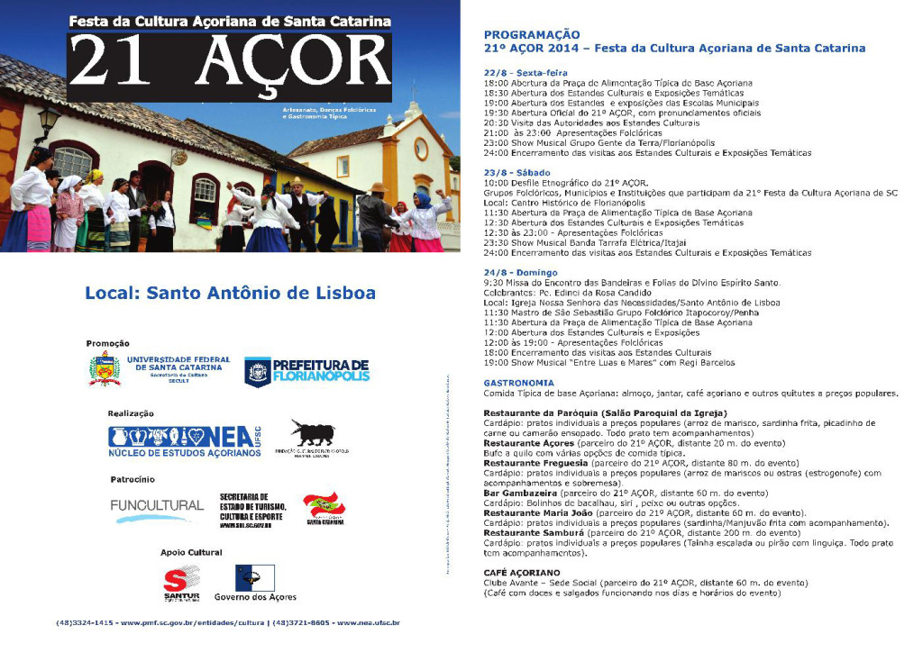 PROGRAMAÇÃO - 21º AÇOR - parte 1