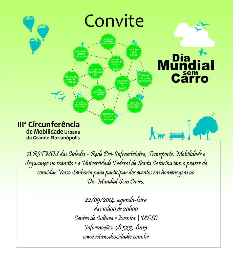 Convie Dia Mundial Sem Carro 2014