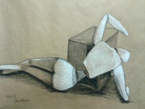 Cláudia Grijó Vilarouca,  Giz Pastel e Carvão