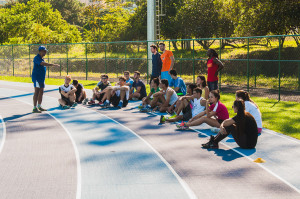 Aula na pista do Centro de Desporto da UFSC. Foto: Jair Quint/Agecom/DGC/UFS