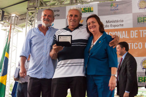 Professor aposentado de atletismo, Willibaldo foi homenageado