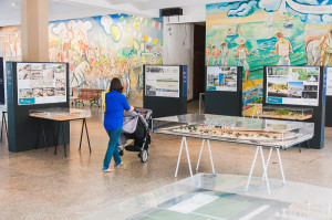 Mostra é composta por projetos de arquitetura e desenho urbano. Foto: Jair Quint/Fotógrafo da Agecom/DGC/UFSC.