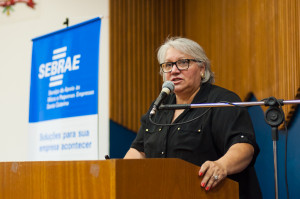 Para Iara, empreendedorismo também é atitude. Foto: Henrique Almeida/Agecom/DGC/UFSC