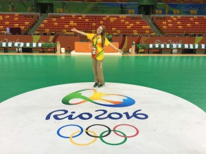 Fernanda Müller, aluna de Jornalismo e voluntária no Rio 2016
