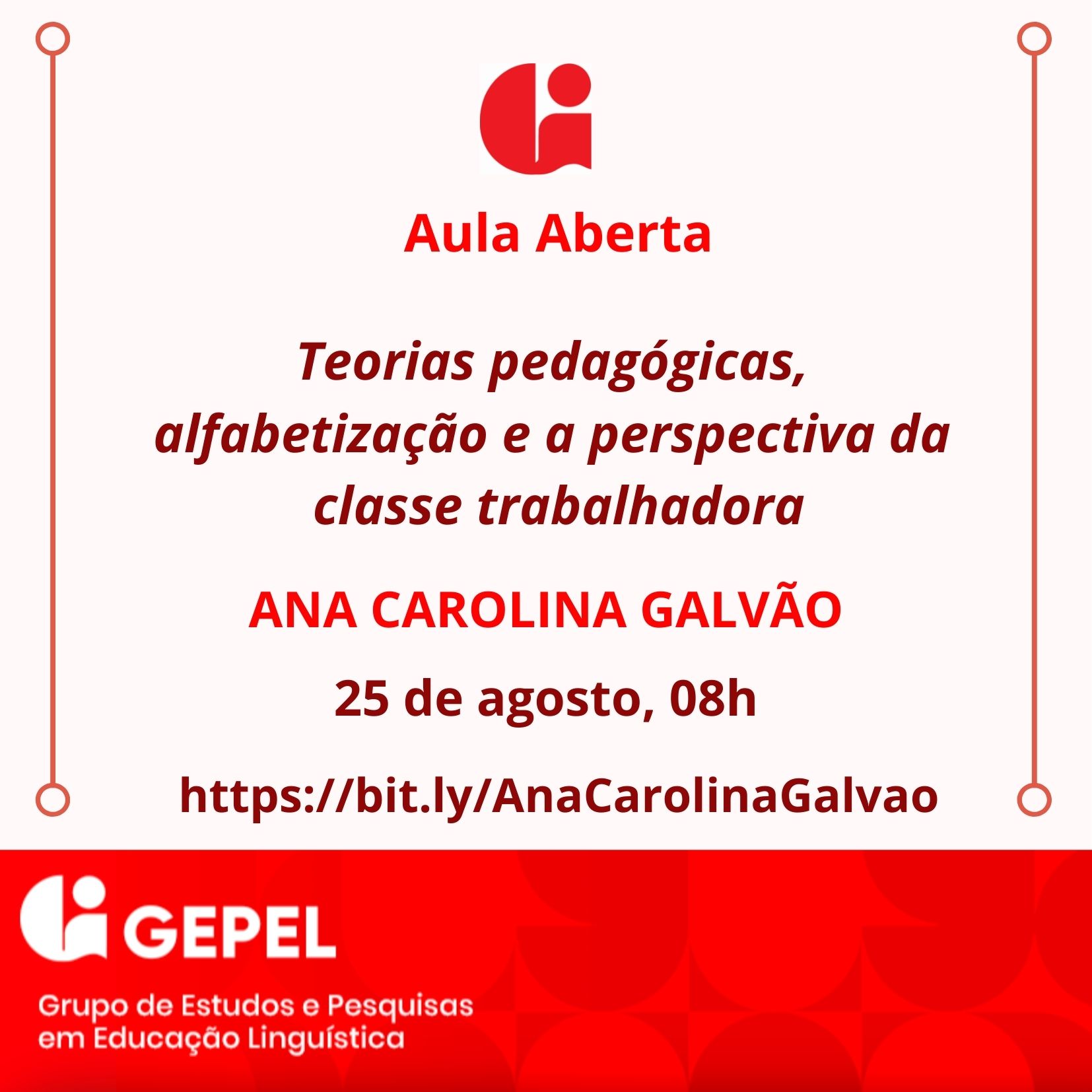 Aula aberta de Pilates na segunda-feira