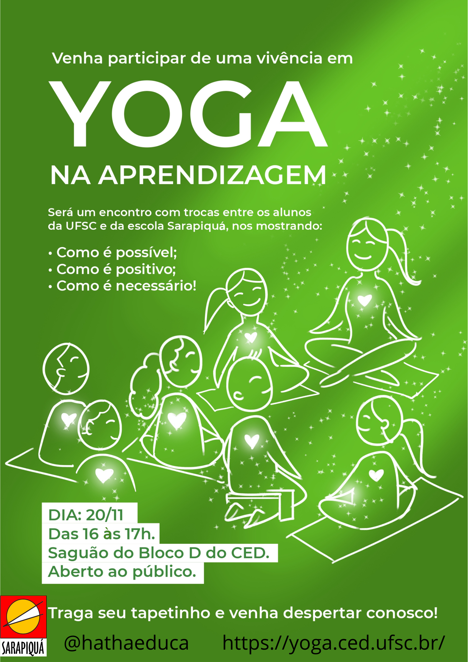 Notícia - Udesc oferta curso gratuito de yoga à comunidade externa e interna