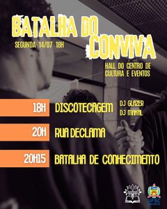 Batalha do Conviva - Seletiva Regional Conhecimento @ Hall do Centro de Cultura e Eventos